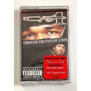 CAP 1 - THROUGH THE EYES OF A DON (2000)‎ - HIP HOP CASSETTE - SEALED!